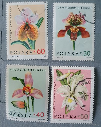 Польша цветы 4шт