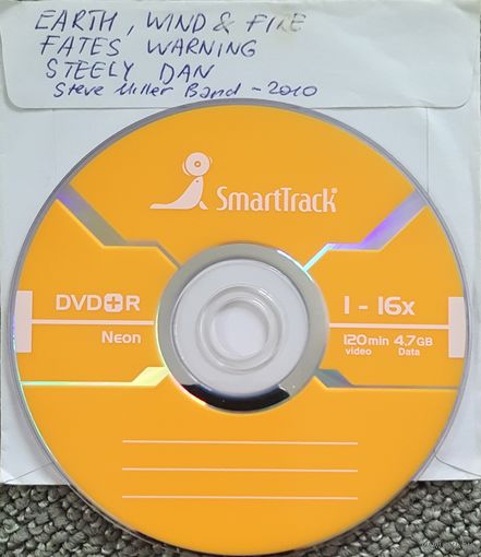 DVD MP3 дискография - EARTH, WIND & FIRE, FATES WARNING, STEELY DAN - 1 DVD