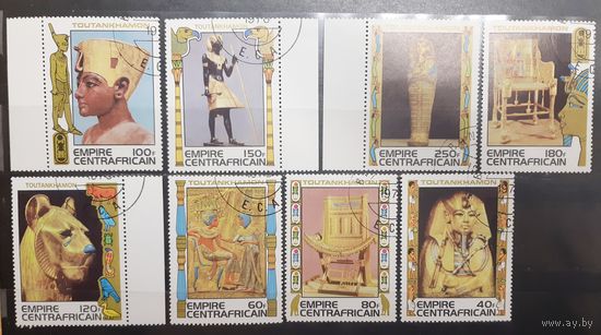 Центральная Африка. 1978 год. История. Искусство. Древний Египет. Тутанхамон (1038)