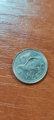 Барбадос  10 цент 2001