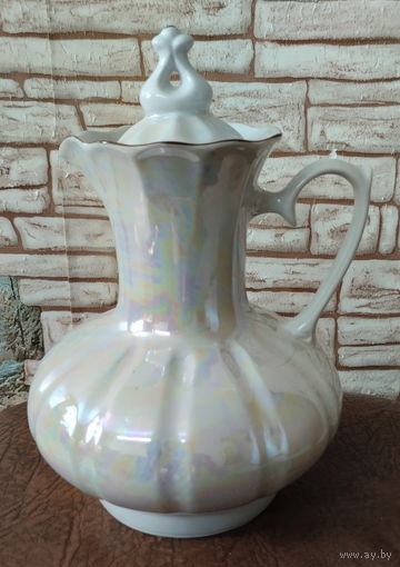 Кувшин фарфоровый времен СССР, Минский фарфоро-фаянсовый завод (Минск), 1968-1983 гг.