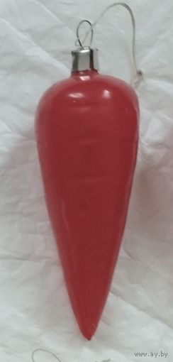 Ёлочная игрушка морковка