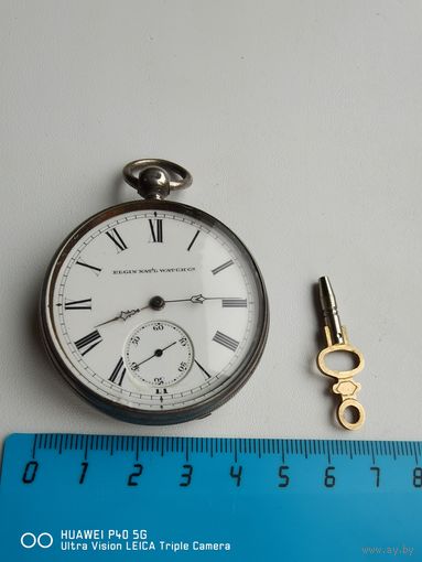 КАРМАННЫЕ ЧАСЫ СЕРЕБРО ELGIN NATL WATCH CO ОБСЛУЖЕНЫ НА ПОЛНОМ И ТОЧНОМ ХОДУ   АУКЦИОН ВСЕГО 5 ДНЕЙ