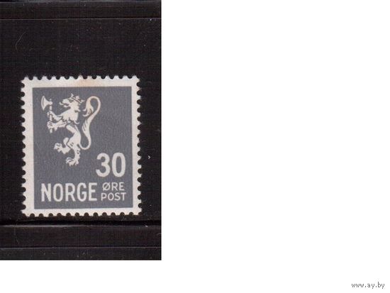 Норвегия-1937,(Мих.186)  * , Стандарт, Герб