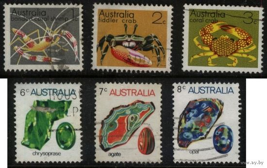 Австралия - 1973 [Mi. 526-533] Гашеная (AU13)