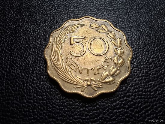 Парагвай 50 сентимо 1953
