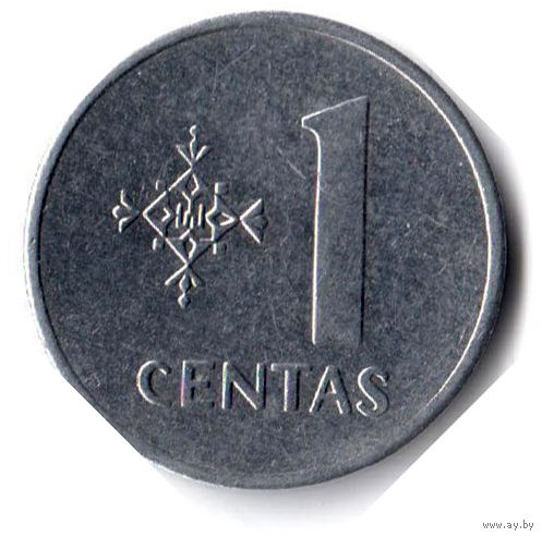 Литва. 1 цент. 1991 г.