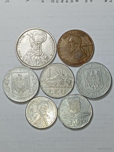 Румыния 100 леев 1993 года , 50 леев 1991 года , 1 лей 1966 года , 500 леев 1999 , 2000 года , 1000 леев 2001 года , 5000 леев 2002 года .