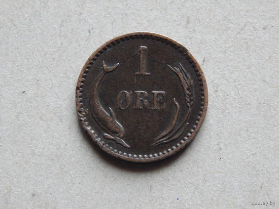 Дания 1 эре 1904г.