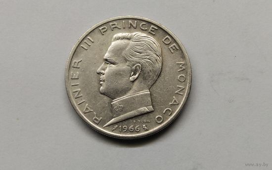 Монако 5 франков 1966г