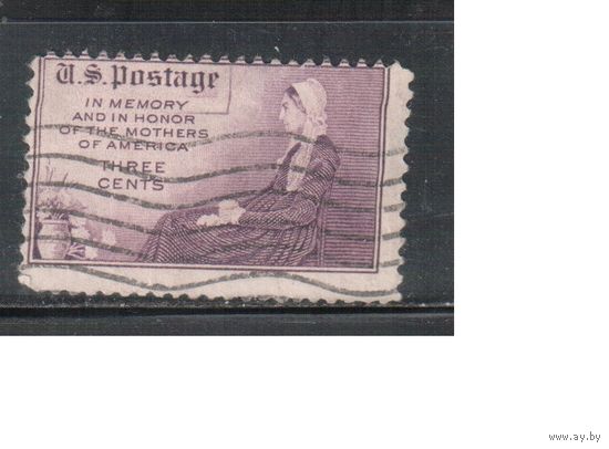 США-1934, (Мих.362), гаш.    , Матери Америки (одиночка)