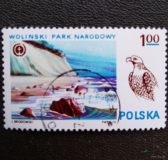 Марка Польша 1976 год Национальный парк
