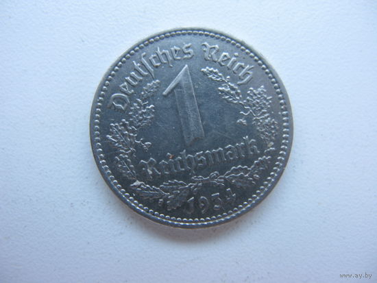 Германия 1 марка 1934 А (состояние отличное )