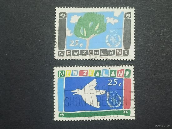 Новая Зеландия 1986. Международный год мира. Полная серия