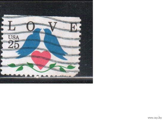 США-1990, (Мих.2073 D),   гаш. ,Поздравительная марка (одиночка)(2)
