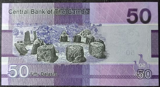 Гамбия 50 даласи 2023 год UNC (Райский удод)