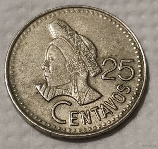 Гватемала 25 сентаво, 1988 (14-6-23)