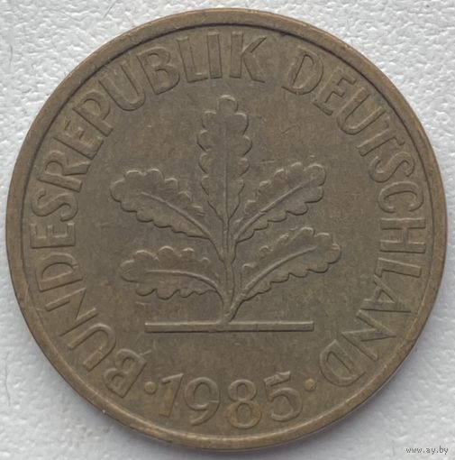 Германия 10 пфеннигов 1985 г. J