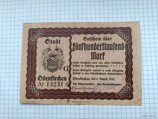 Германия 500 тысяч марок (10)