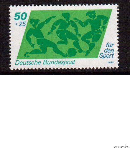 Германия-1980 (Мих.1046) **  , Спорт, футбол