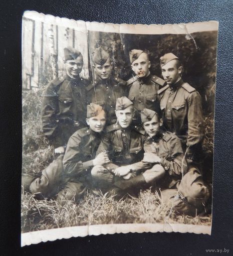 Фото "Новобранцы", 1945 г., Польша