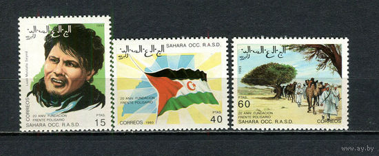 Сахара - 1993 - Борьба за свободу - 3 марки. MNH.  (Лот 55JQ)-T3P35