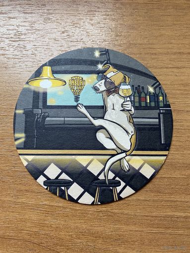 Подставка под пиво "Теория большого пива" /Санкт-Петербург, Россия/ No 5