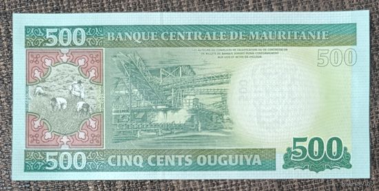 500 угий 2013 года - Мавритания - UNC