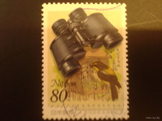 Япония 1996 бинокль, птица
