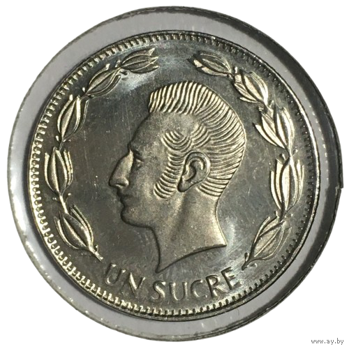 Эквадор 1 сукре, 1988 [UNC] (холдер)