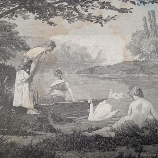 Энциклопедическая гравюра конец 19в. 25х18см. 1892г. Германия.    РАСПРОДАЖА КОЛЛЕКЦИИ.