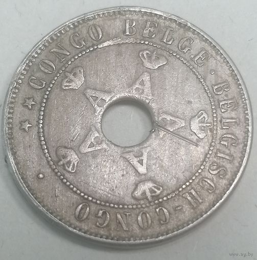 8.1 Бельгийское  Конго 20с 1911 год