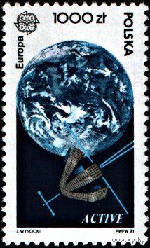 Польша Европа-1991 Космос 1м 1991**