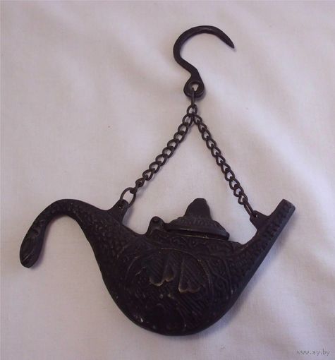 Светильник масляный Лампа Лампада Бронза 19-й век