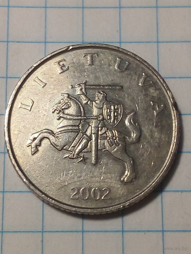 1 лит Литва 2001 год.