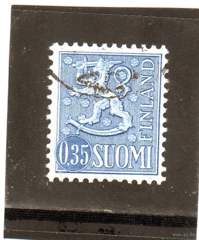 Финляндия.Ми-575. Геральдический лев тип I. 1963.