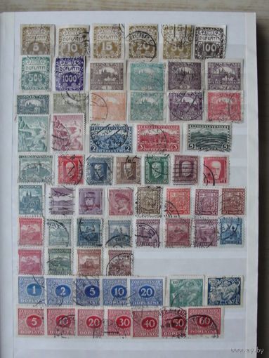 Продажа коллекции с 1 рубля! Почтовые марки Чехословакии.