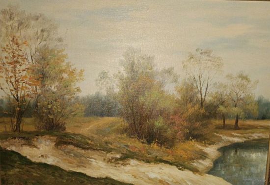 "Берег пруда". Эдуард Реуцкий. 2002 г