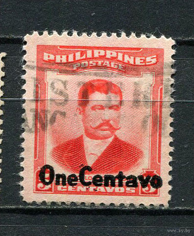 Филиппины - 1959 - Марсель дель Пилар Хиларио с надпечаткой  One Centavo на 5С - [Mi. 623] - полная серия - 1 марка. Гашеная.  (LOT Fe31)-T10P43