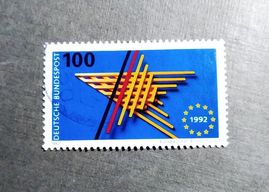 Марка Германия 1992 год Внутренний рынок ЕС