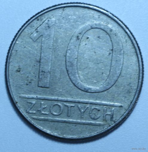 Польша, 10 злотых, 1988 год