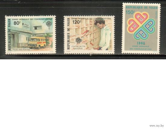 Нигер-1983 (Мих.862-864) ** , Автомобили, Почта (полная серия)