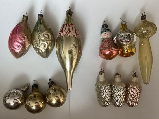 Елочные игрушки СССР цена за все