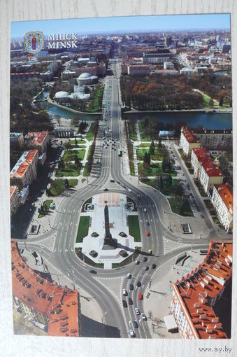 2013, Беларусь; Плыткевич С., Минск. Площадь Победы; 14*20см.