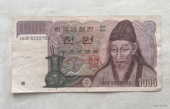Корея  1000 вон
