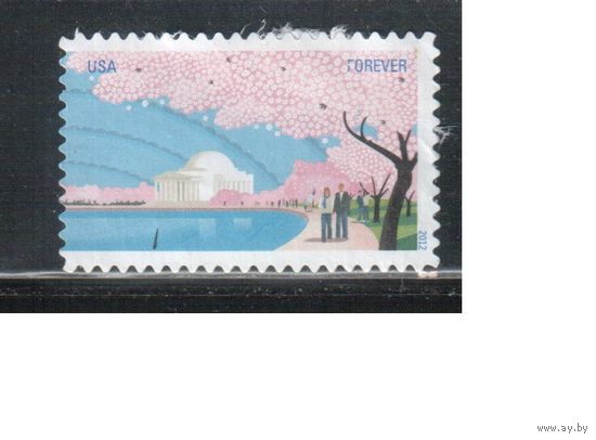 США-2012 (Мих.4828) , гаш. , Цветение деревьев(одиночка), (2)