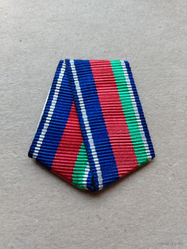 Колодка с лентой для знака КГБ