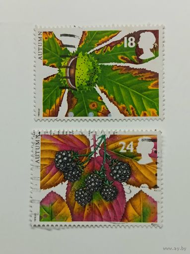 Великобритания 1993. Осенние фрукты
