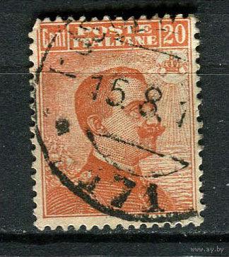 Королевство Италия - 1917 - Король Виктор Эммануил III  - [Mi. 129] - полная серия - 1 марка. Гашеная.  (Лот 67FP)-T25P25