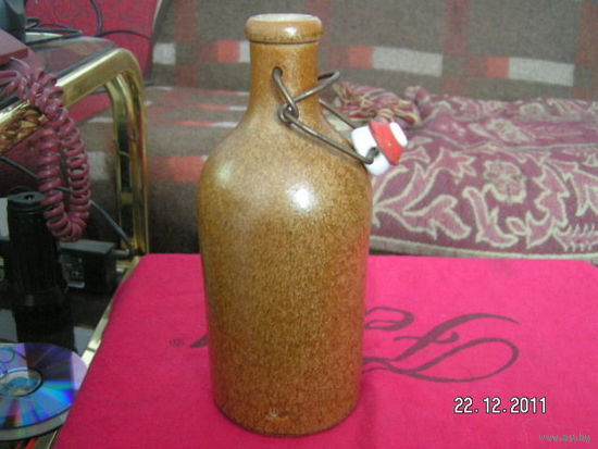 Керам. бутылка для лечебн. настоев 0.5л